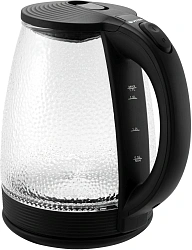 Чайник электрический Vitek VT-7003 1.7л. 2200Вт черный корпус: стекло
