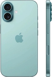 Смартфон Apple A3287 iPhone 16 256Gb бирюзовый моноблок 3G 4G 1Sim 6.1" 1179x2556 iOS 18 48Mpix 802.11 a/b/g/n/ac/ax/be NFC GPS Protect