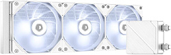 Система водяного охлаждения ID-Cooling Dashflow 360 Basic Soc-AM5/AM4/1151/1200/2066/1700 белый 4-pin 15.2-35.2dB Al+Cu 350W Ret (DASHFLOW 360 BASIC WHITE)