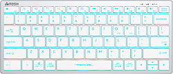 Клавиатура A4Tech Fstyler FX61 белый USB slim LED (FX61 WHITE)
