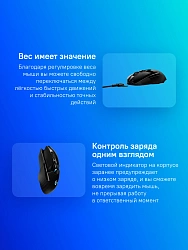 Мышь Logitech G903 LightSpeed Hero черный оптическая 25600dpi беспров. USB2.0 9but (910-005674)