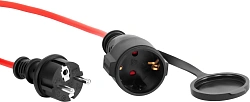 Сетевой удлинитель Buro BU-PS1.20/R-16 20м (1 розетка) красный (коробка)
