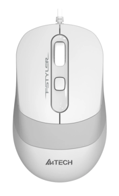 Мышь A4Tech Fstyler FM10 белый/серый оптическая 1600dpi USB 4but (FM10 WHITE)