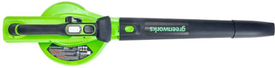 Воздуходувка-пылесос Greenworks GD40BV пит.:от аккум. зеленый/черный