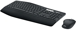 Клавиатура + мышь Logitech MK850 клав:черный мышь:черный USB беспроводная slim Multimedia (920-008486)