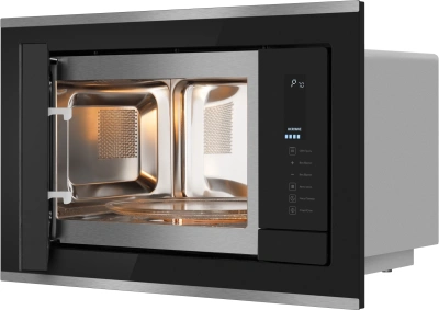Микроволновая печь Weissgauff HMT-725 Touch Grill 25л. 900Вт черный/серебристый (встраиваемая)