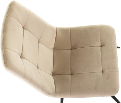 Стул для дома Бюрократ CH-K1_4 комплект 4шт бежевый Holland 06 металл черный на ножках (CH-K1_1/HL07_4)