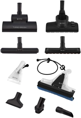 Пылесос моющий Vitek VT-1830 1800Вт красный/черный