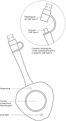 Донгл Sber SDWD13-001 USB Донгл для дублирования экрана