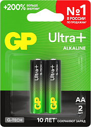 Батарея GP Ultra Plus Alkaline 15AUPA21-2CRSBNN4 AA (4шт) блистер