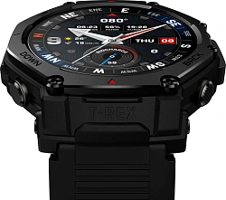 Смарт-часы Amazfit T-rex 3 Pro A2444 48мм 1.5" AMOLED корп.черный рем.черный разм.брасл.:22мм (1747201)
