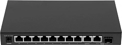 Коммутатор TP-Link TL-SG1210MP 9x1Гбит/с 1xКомбо(1000BASE-T/SFP) 8PoE+ 123W неуправляемый