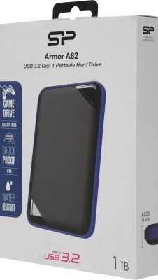 Жесткий диск Silicon Power USB3.0 1TB SP010TBPHD62SS3B Armor A62 2.5" синий