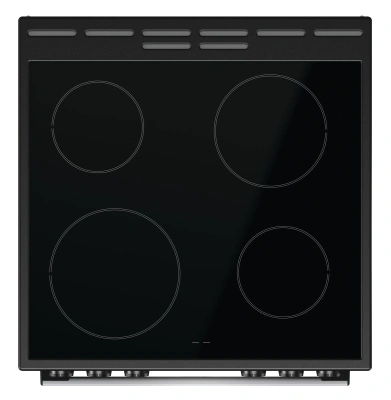 Плита Электрическая Gorenje GEC6A11SG серый стеклокерамика (без крышки)