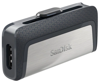 Флеш Диск Sandisk 256Gb Ultra Dual Drive SDDDC2-256G-G46 USB3.0 серый/черный