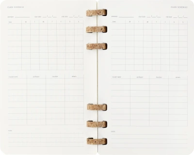 Еженедельник Moleskine ACADEMIC SPIRAL DSSPB12AMWH3 Large 150х210мм 200стр. кремовые страницы спираль черный