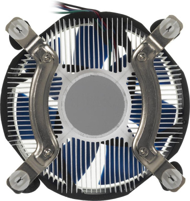Устройство охлаждения(кулер) Deepcool THETA 9 Soc-1151/1200 черный/синий 3-pin 23dB Al 82W 269gr Ret (DP-ICAP-T9)