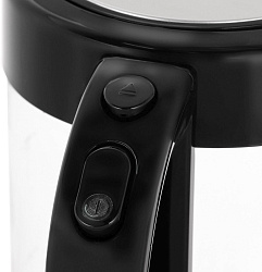 Чайник электрический Bosch TWK70B03 1.7л. 2400Вт черный корпус: стекло