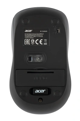 Мышь Acer OMR132 синий/черный оптическая 1000dpi беспров. USB для ноутбука 3but (ZL.MCEEE.01F)
