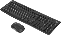 Клавиатура + мышь Logitech MK370 клав:черный мышь:черный/черный USB беспроводная BT Multimedia (920-012082)