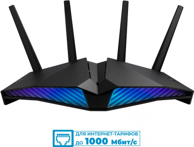 Роутер беспроводной Asus RT-AX82U AX5400 10/100/1000BASE-TX/4G ready черный