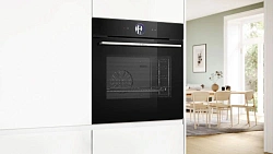Духовой шкаф Электрический Bosch Serie 8 HBG7361B1 черный