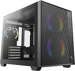 Корпус Deepcool CG330 MESH 3F черный без БП mATX 6x120mm 4x140mm 2xUSB2.0 1xUSB3.0 audio bott PSU