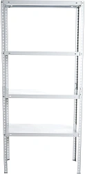 Стеллаж Практик MS Standart 160KD/70x30/4 пол.:4 разборная 1600x700x300мм серый (S24099023402)
