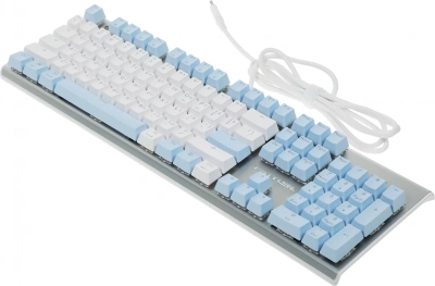 Клавиатура A4Tech Fstyler FS100 Neon механическая синий USB for gamer LED (FS100)