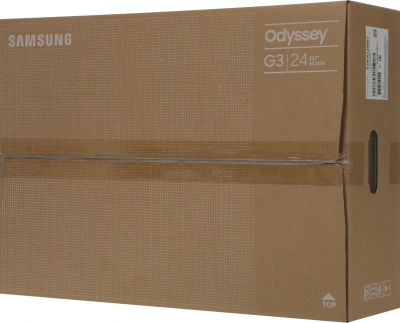Монитор Samsung 24" Odyssey G3 S24DG300EIXCI черный VA LED 16:9 HDMI матовая HAS Piv 250cd 178гр/178гр 1920x1080 180Hz FreeSync DP FHD 3.9кг