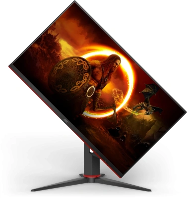 Монитор AOC 27" Q27G2U черный/красный VA LED 16:9 HDMI матовая HAS Piv 250cd 178гр/178гр 2560x1440 144Hz FreeSync Premium DP 2K USB 5.2кг