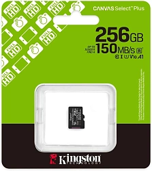 Флеш карта microSDXC 256GB Kingston SDCS3/256GBSP Canvas Select Plus V10 A1 w/o adapter