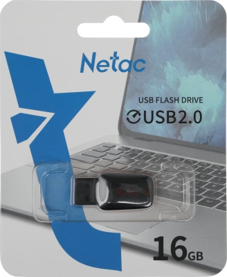 Флеш Диск Netac 16Gb U197 NT03U197N-016G-20BK USB2.0 черный/красный