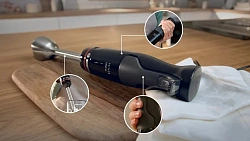 Блендер погружной Bosch MSM4B620 1000Вт черный