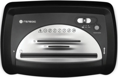 Шредер Heleos УМ30-2 черный (секр.Р-2) ленты 22лист. 30лтр. скрепки скобы пл.карты CD