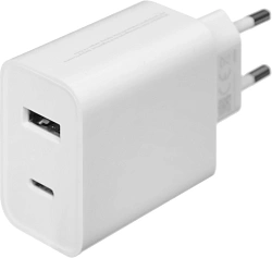 Сетевое зар./устр. Xiaomi Mi 33w Wall Charger 33W 3A (PD) USB-C/USB-A универсальное белый (BHR4996GL)