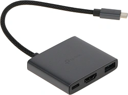 Разветвитель USB-C TP-Link UH3020C 1порт. серый