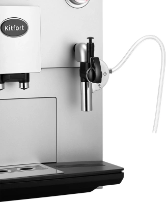 Кофемашина Kitfort КТ-7318 1400Вт серебристый/черный