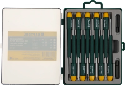 Набор отверток Kraftool 25616-H12 в компл.:12 предметов жесткий кейс