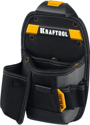 Сумка для инструментов Kraftool KBS-3 17карм. черный/желтый (38762)