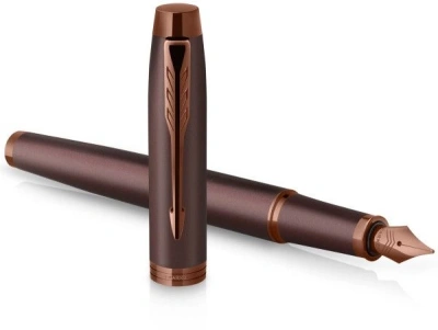 Ручка перьев. Parker IM Monochrome F328 (2190511) Burgundy PVD F сталь нержавеющая подар.кор.