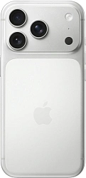 Смартфон Apple A3523 iPhone 17 Pro 256Gb 12Gb серебристый моноблок 3G 4G 1Sim 6.3" 1206x2622 iOS 26 48Mpix 802.11 a/b/g/n/ac/ax/be NFC GPS Protect