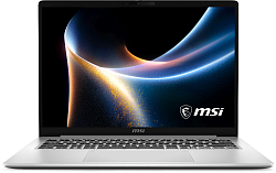 Ноутбук MSI Modern 14S AI+ G3MG-011XRU Core Ultra 5 322 16Gb SSD512Gb Intel Graphics 14" OLED FHD+ (1920x1200) без ОС silver WiFi BT Cam (9S7-14U212-011)