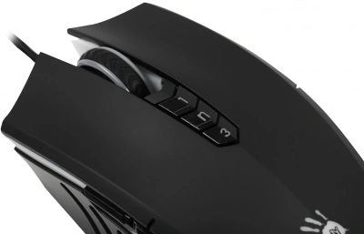 Мышь A4Tech Bloody A70 черный оптическая 6200dpi USB 8but (A70 MATTE BLACK)