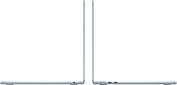 Ноутбук Apple MacBook Air A3240 M4 10 core 16Gb SSD256Gb/8 core GPU 13.6" Liquid Retina (2560x1664) macOS lt.blue WiFi BT Cam (Z1H70002S(MC6T4))