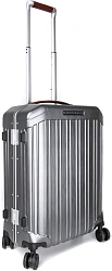 Чемодан Piquadro PQ-LM (BV4425PQLM/NCU) 40x55x20см 37л. 3.46кг. поликарбонат/натур.кожа темно-серый