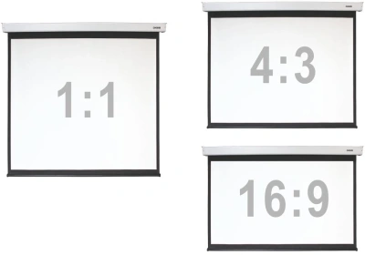 Экран Digis 270x360см Space DSSM-4308 4:3 настенный рулонный белый