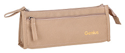Пенал Deli EZ86402 Genius 2отд. 210х45х85мм текстиль