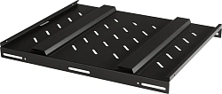 Полка стационарная Lanmaster TWT-CBB-S4-12/100 1U нагр.:100кг. 852мм черный