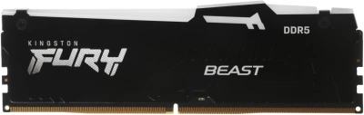 Память DDR5 16GB 5200MHz Kingston KF552C36BBEA-16 Fury Beast Expo RGB RTL Gaming PC5-41600 CL36 DIMM 288-pin 1.25В kit single rank с радиатором Ret